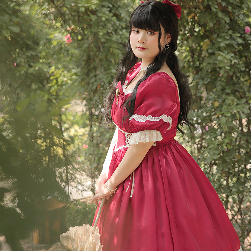NanShengGe Lolita~Star Glow~Plus Size Lolita OP Dress   