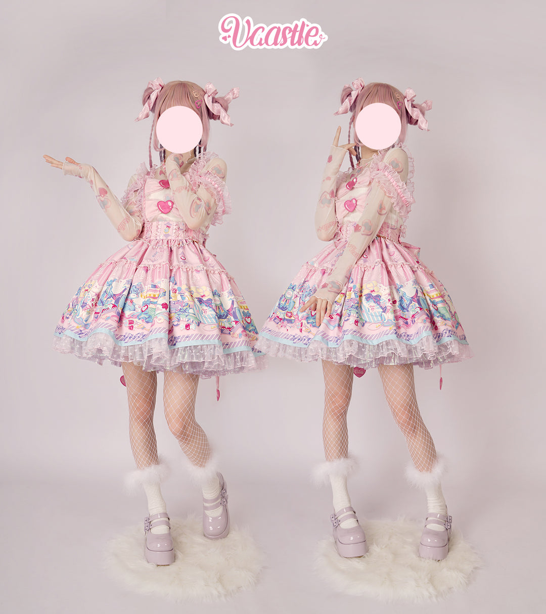 (Buyforme)Vcastle~Maiden's Treasure~Sweet Lolita Salopette and SK   