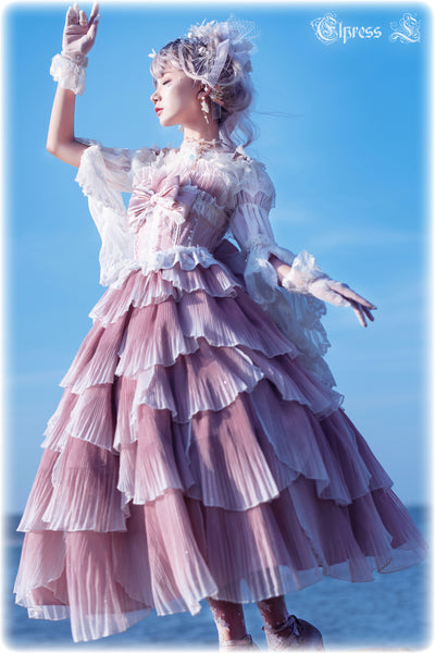 Elpress L~Fish Scale~Elegant Lolita JSK size 1 pink 