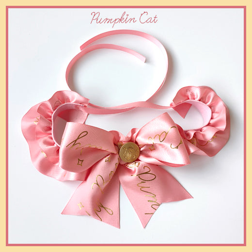 Pumpkin Cat - Candy Boxes - Kawaii Lolita Accessories pink neck ring