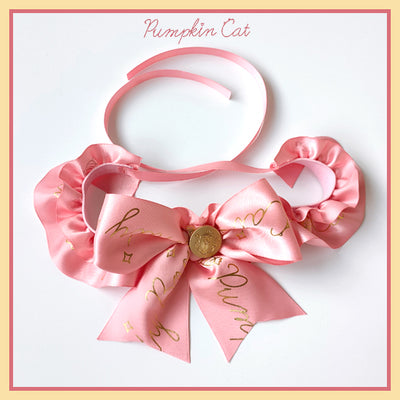 Pumpkin Cat~Candy Boxes~Kawaii Lolita Accessories pink neck ring  