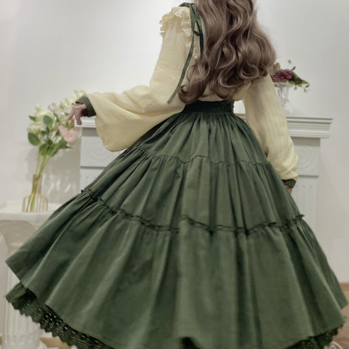 (Buyforme)Meow Jun~Sunflower Appointment~Chinese Style Skirt and Blouse   