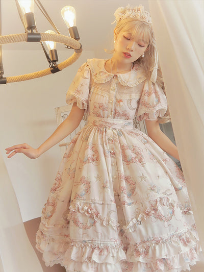 (Buyforme) LittlePlum~Daydream Rabbit~Lolita OP Dress/Tank Top/SK   