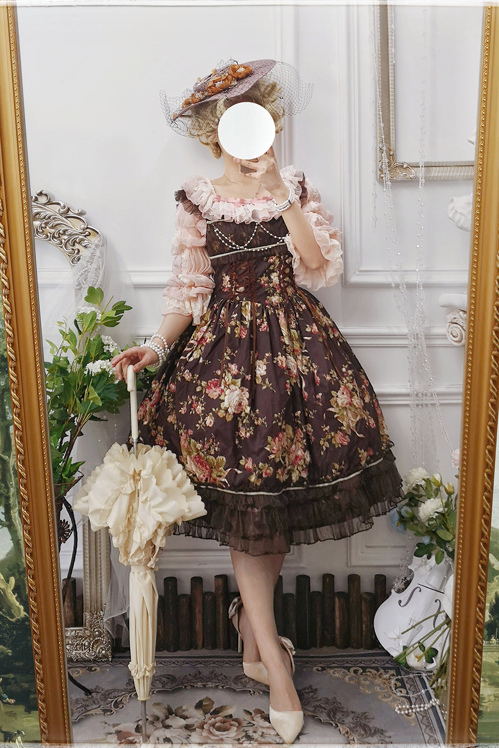 Miss Point~The Sally Gardens~Lotus Root Sleeve Lolita Blouse 8494:91262