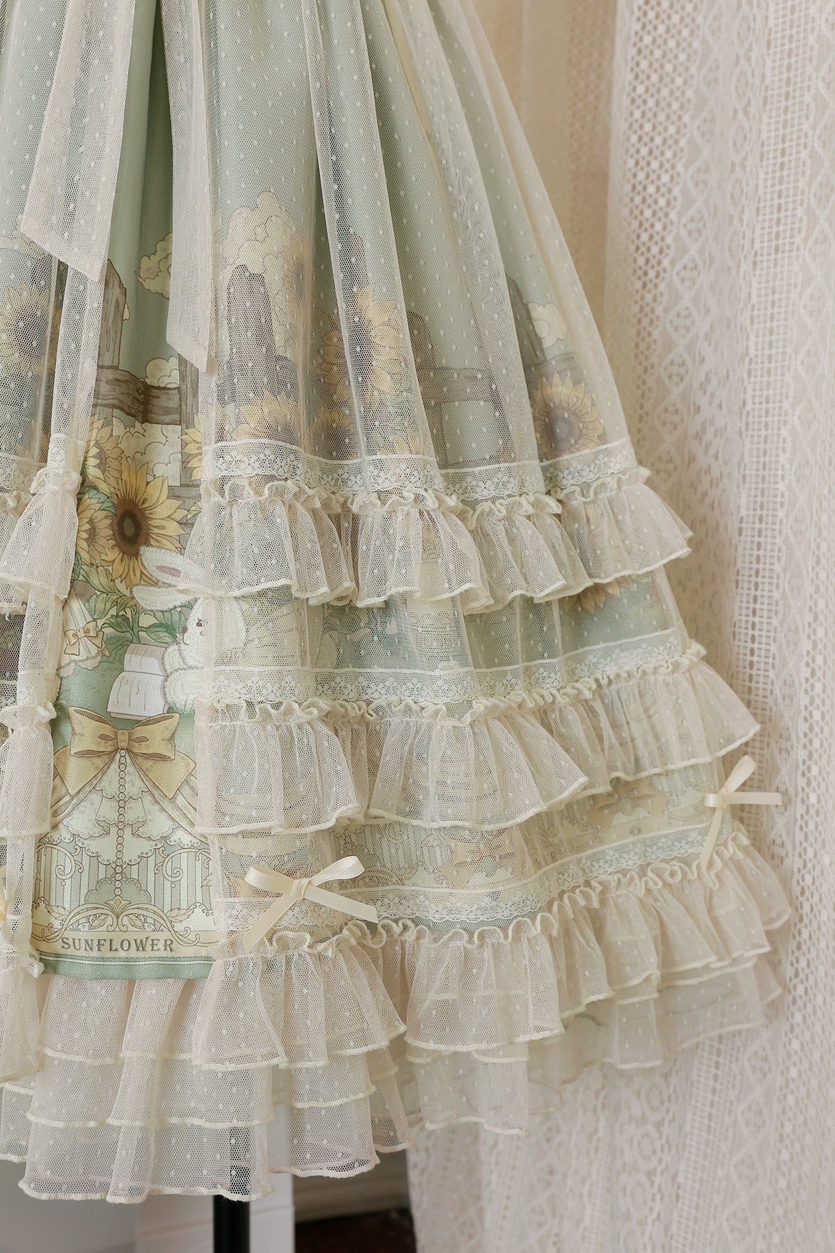 Designer's Gift - Flower and Letter - Classic Lolita JSK Dress S Overall Only