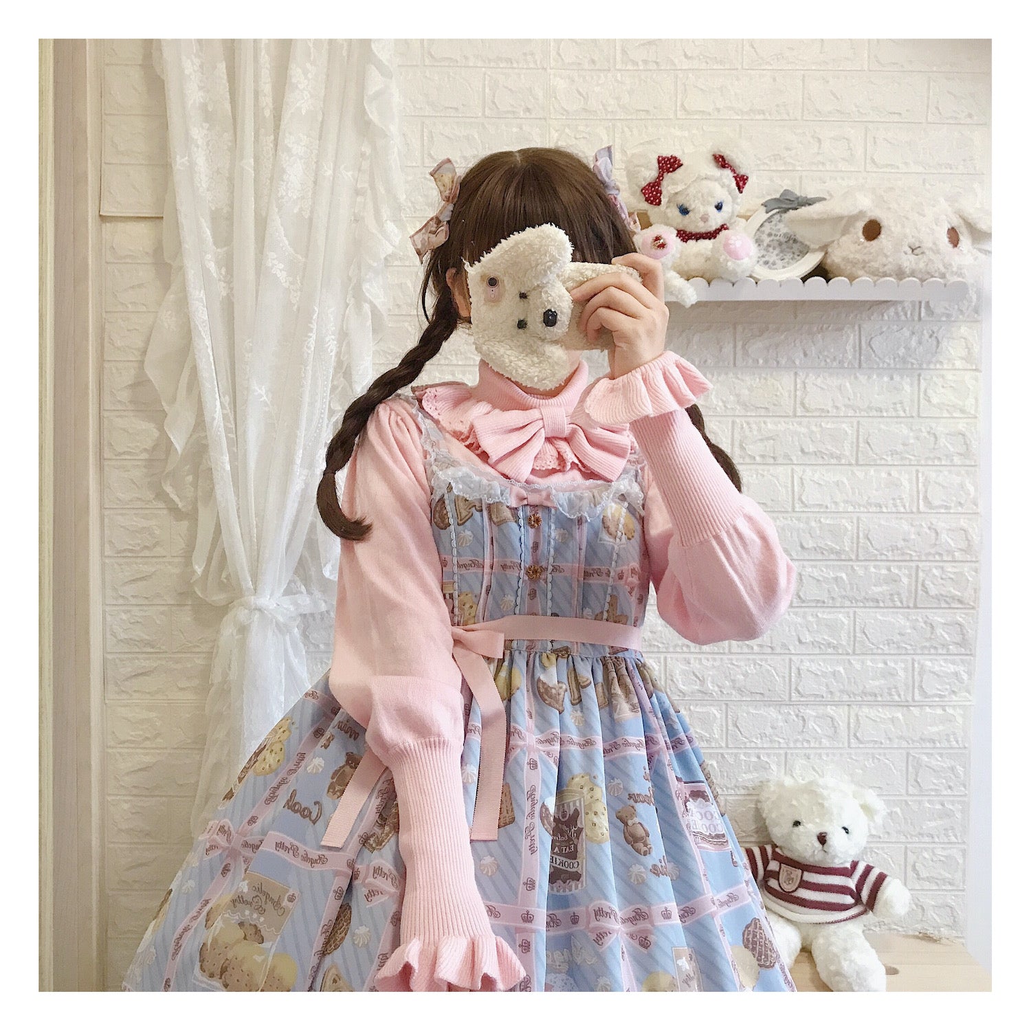 (BuyForMe) PPX STUDIO~Sweet Lolita Woolen Sweater Multicolors 6932:74836