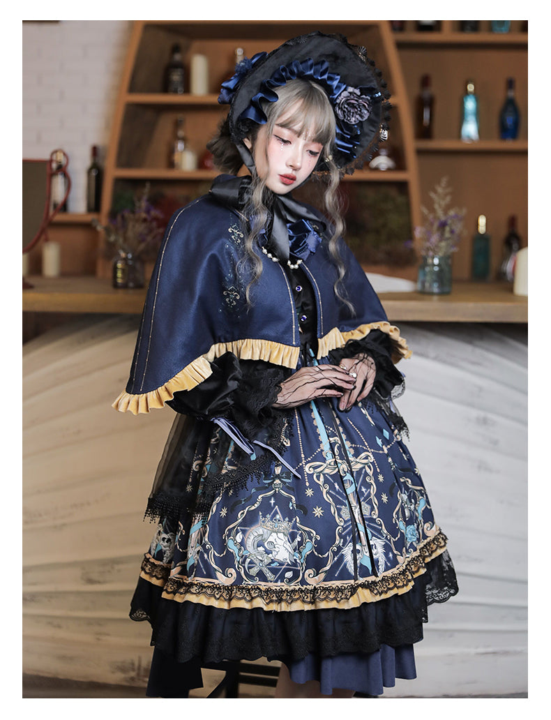 YingLuoFu God Redemption Darkness Gothic OP Dress