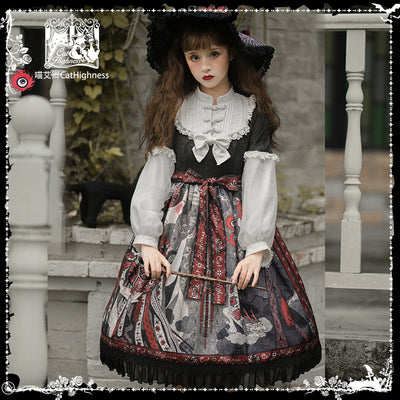 (Buyforme) Cat Highness~Beauty of Witch~Gothic Lolita OP JSK   