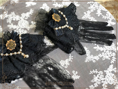 HinanaQueena~Lace Journey~Elegant Lace Lolita Gloves   