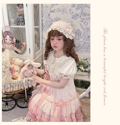 (Buy for me) Flower and Pearl Box~Austen In The Garden~Sweet Gradient Lolita OP   