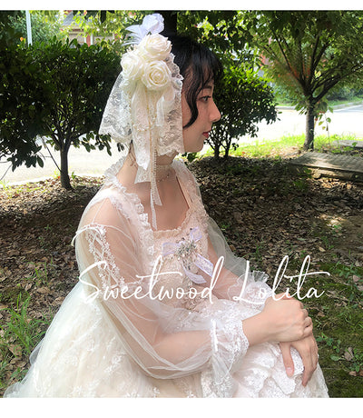 (Buy for me) Sweet Wood~Secret Garden In Midsummer~Lolita Bonnet, Necklace, Accessory   
