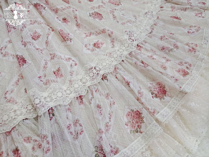 Miss Point~Woody Rose~Elegant Floral Lolita JSK   