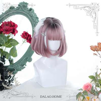 Dalao Home~Sweet 30cm BOBO Short Lolita Wig Multicolors free size thin vine grey(8-02) 