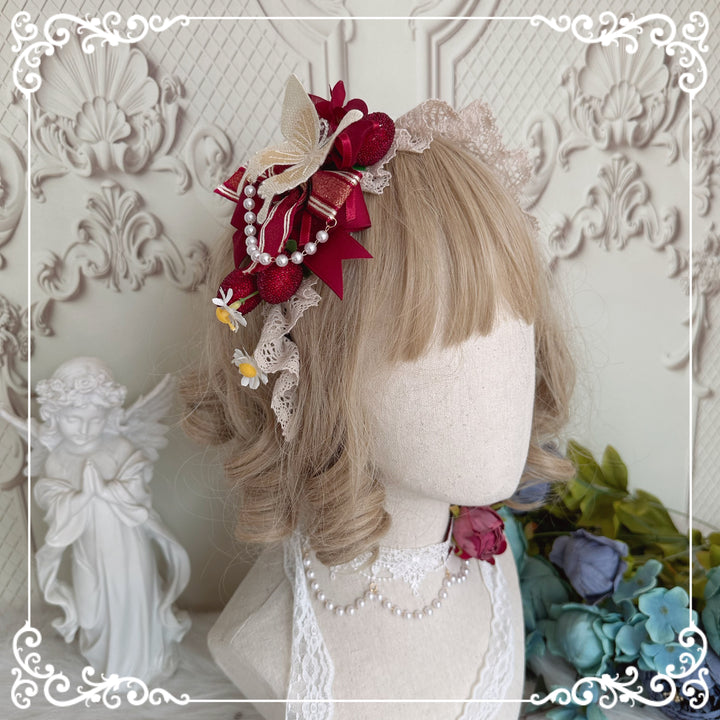 Chestnut Lolita~Country Lolita Hand-made Headdress Accessory KC  