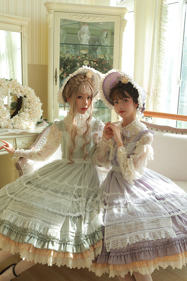 Alice Girl~Camellia Blooms~Elegant Lolita JSK Dress   