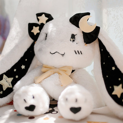 LovelyLota~KOKO Devil Rabbit~Kawaii Furry Rabbit Lolita  Bag white black  