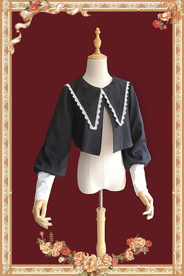 Infanta - Breath of Heaven - Gothic Lolita Jumper Dress S black small coat
