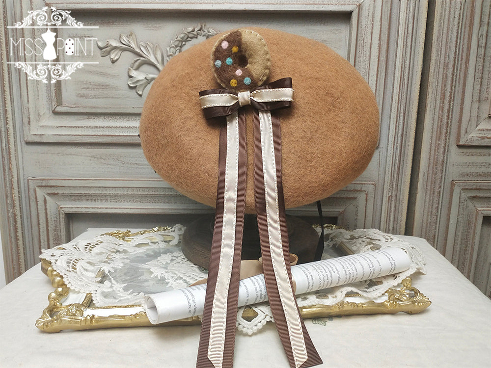 Miss Point~Chocolate Daily Light Sweet Lolita Hat   