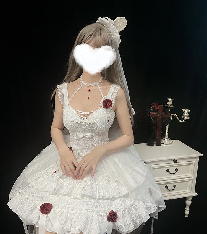 Alice Girl~Blood Rose~Gothic Lolita Rose Brooch 1784:46013