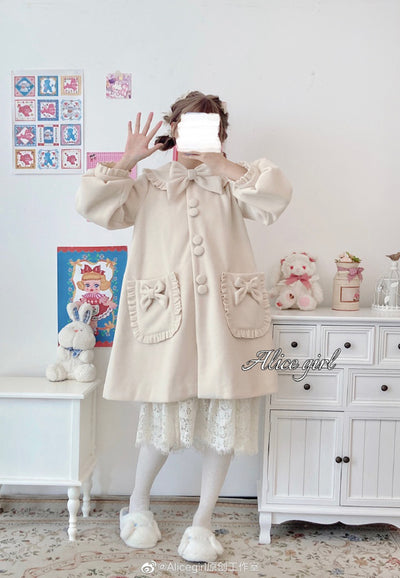 Alice Girl~ Long Wool Lolita Winter Coat   