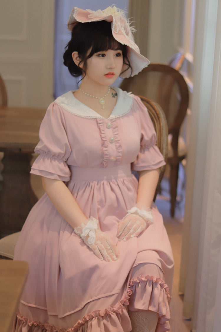 (Buyforme) Sweet Wood~ CLA French Vintage Plus Size Lolita OP Dress   