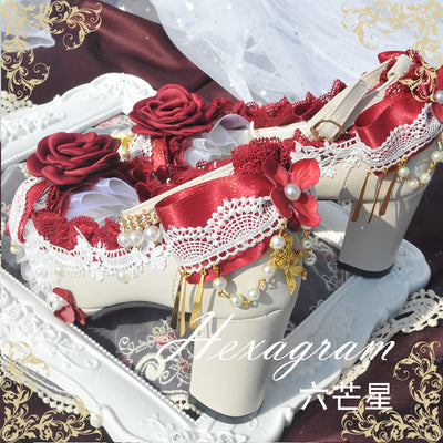 Hexagram~Handmade Qi Lolita Shoes   