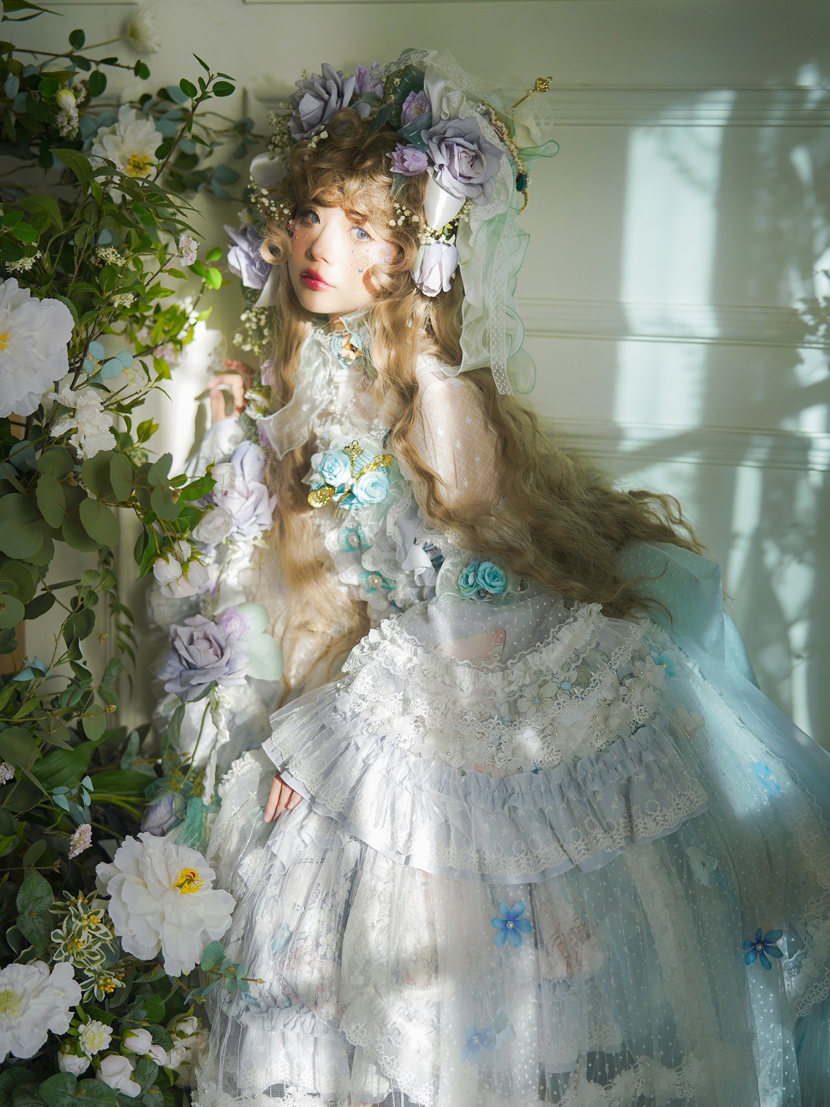 Classic Lolita Tea Party Green Jumper Dress