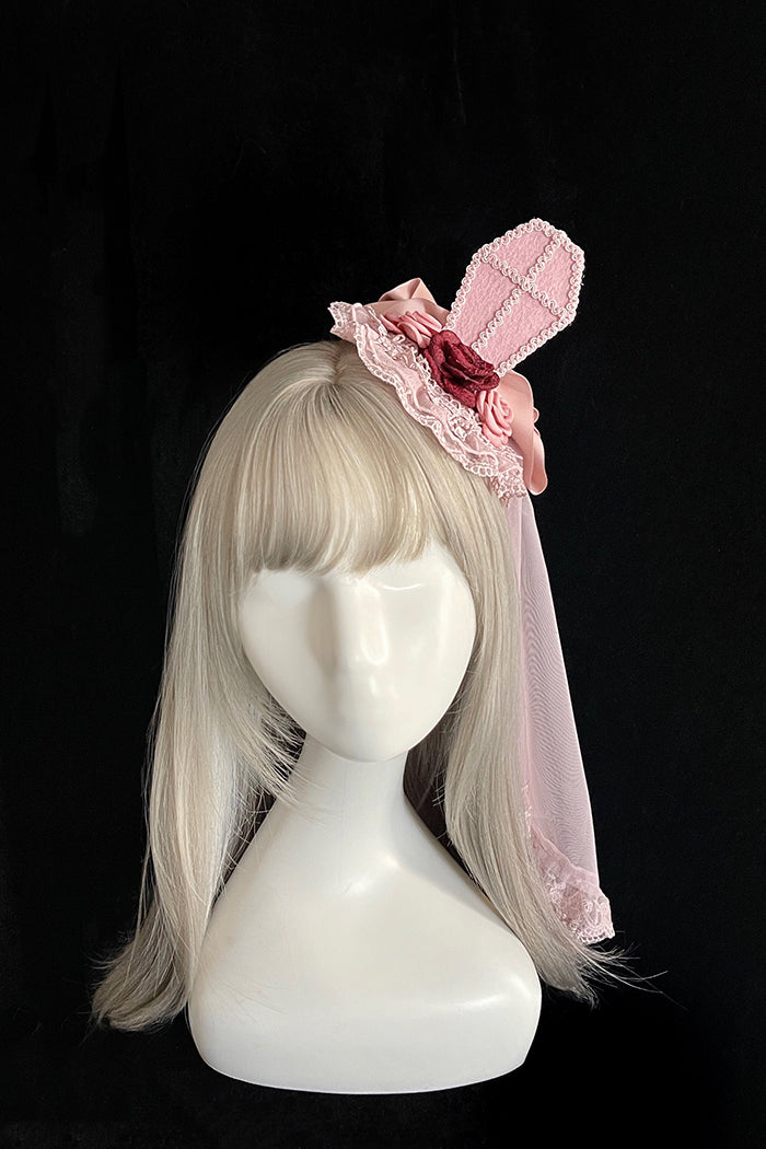 Alice Girl~Blood Rose~Gothic Lolita Veil Dark Themed Accessory   