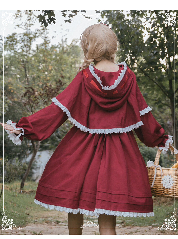 Eieyomi - Little Red Riding Hood - Sweet Lolita JSK Dress