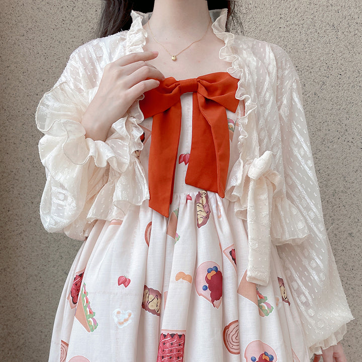 (BuyForMe) Sakurada Fawn~Chiffon Puff Sleeve Lolita Cardigan   