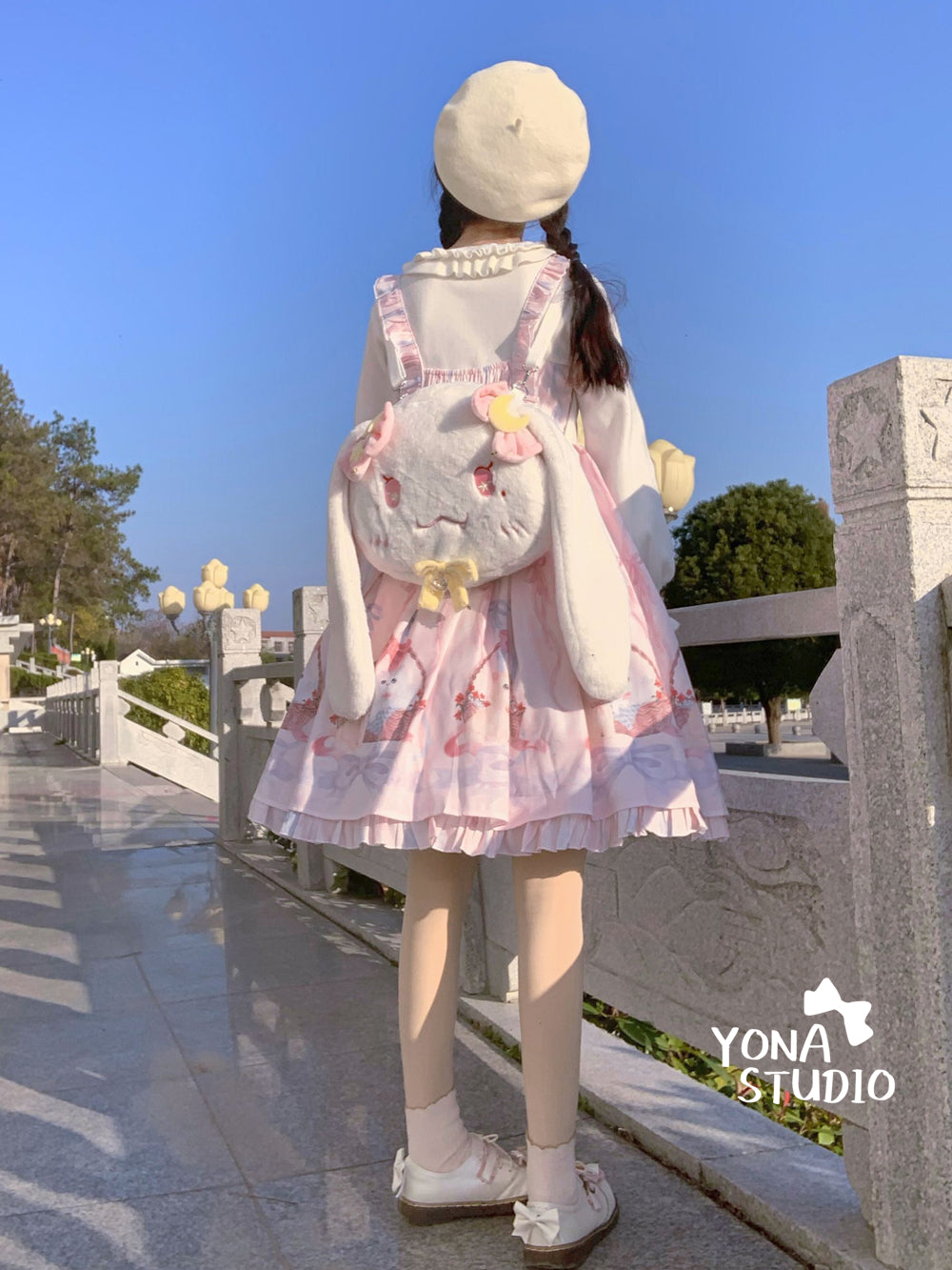 (Buyforme)YonaStudio~Basket Meow~Affordable Daily Lolita JSK   