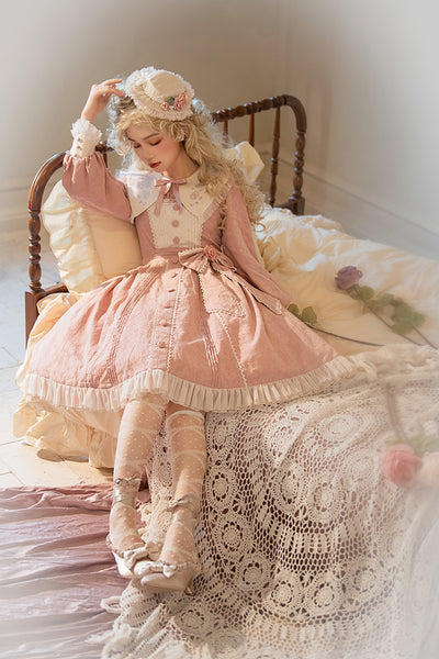 Alice Girl-Elegant Long Sleeve Lolita OP Dress   