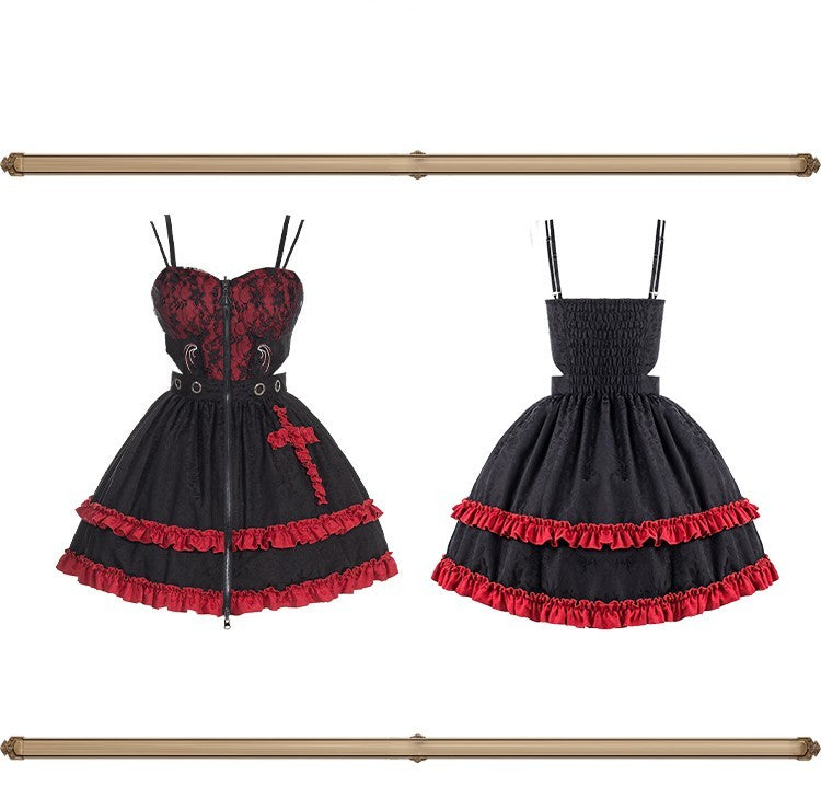With PUJI - Judgment Day - Sexy Gothic Lolita JSK