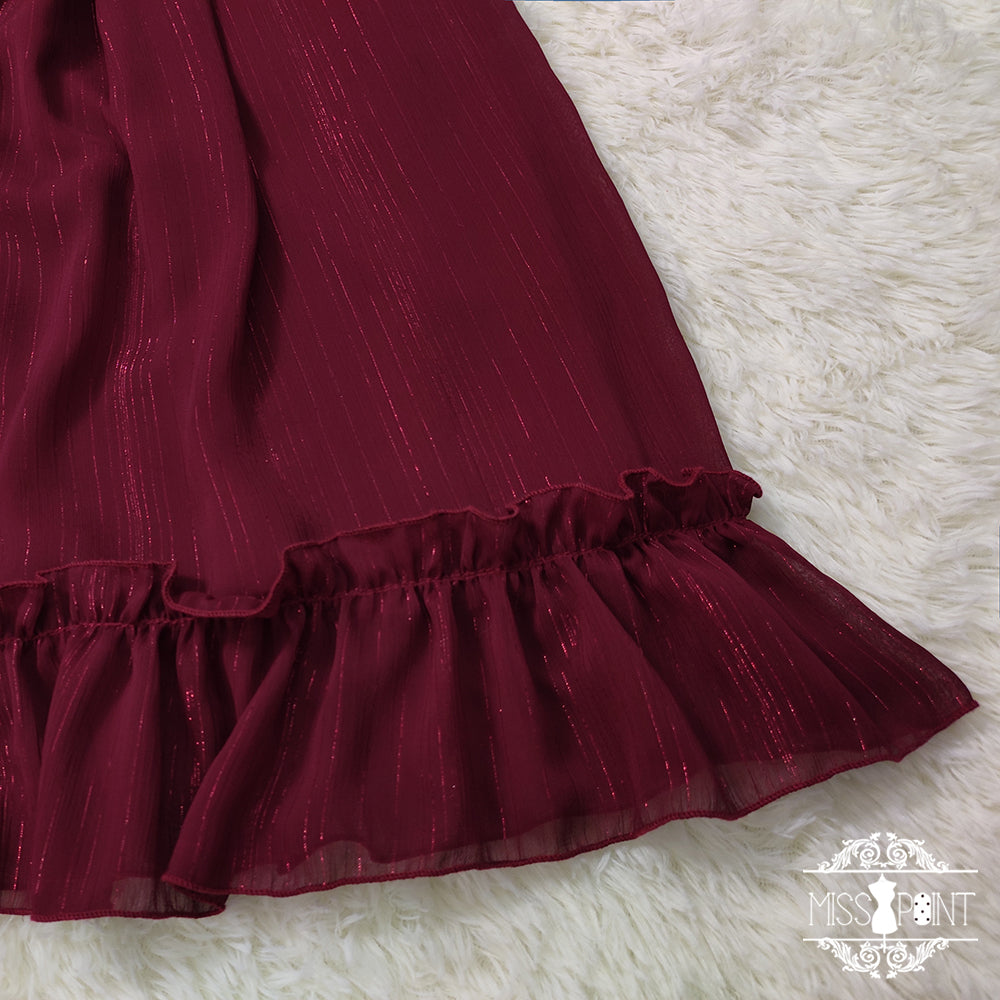 Miss point~Rhine Riverside~French Vintage Chiffon Lolita JSK 1802:45677