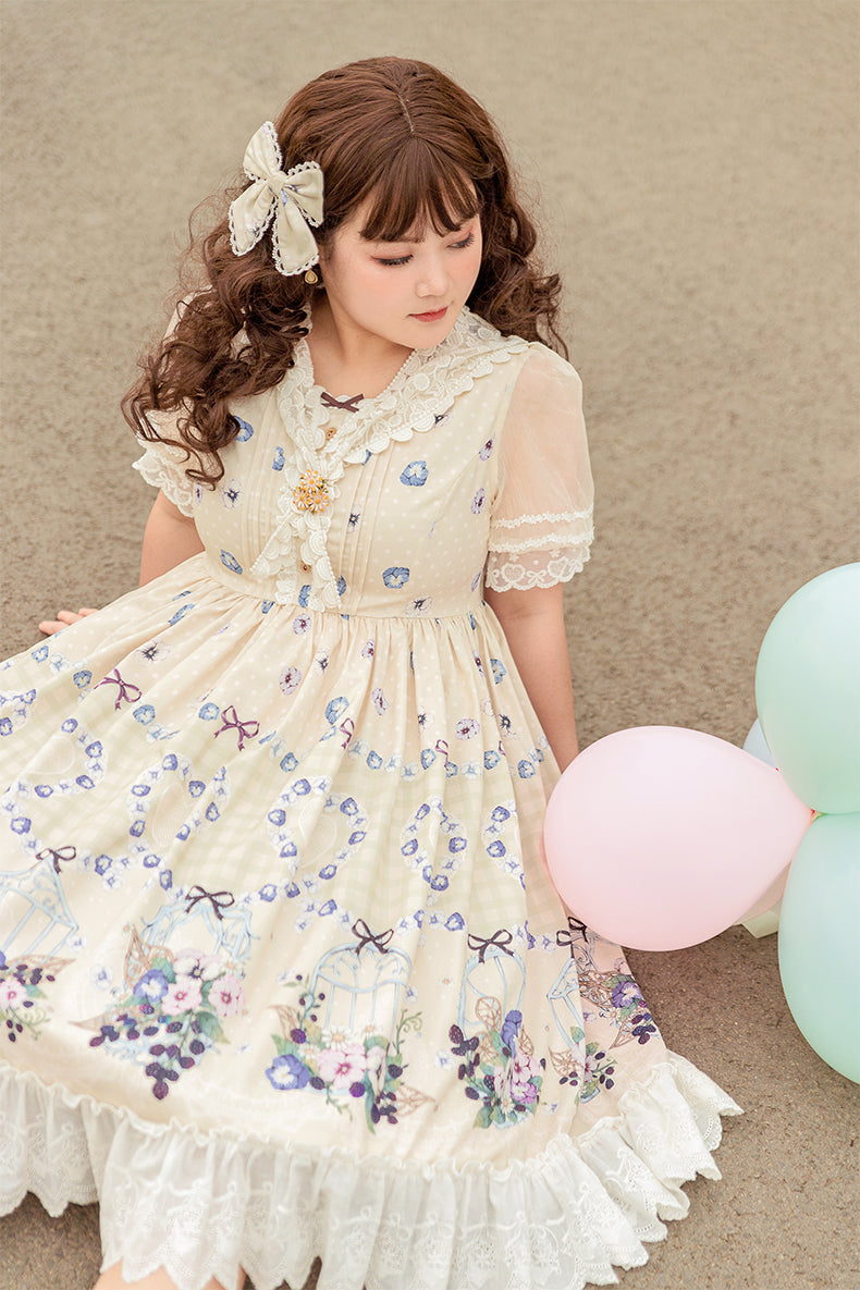 NanShengGe Lolita~Forest Bookmarks~Country Style Lolita JSK Dress   