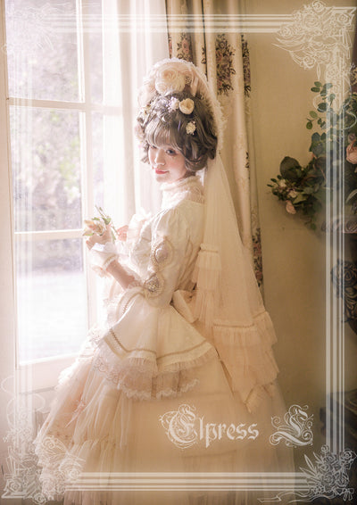 Elpress L~Fairies Island~Lolita wedding Dress OP Dress   