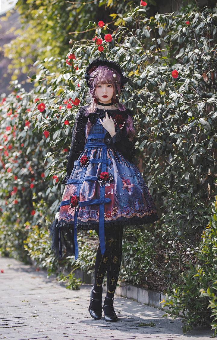 Infanta~Midnight Magic~Gothic Lolita JSK Dress   