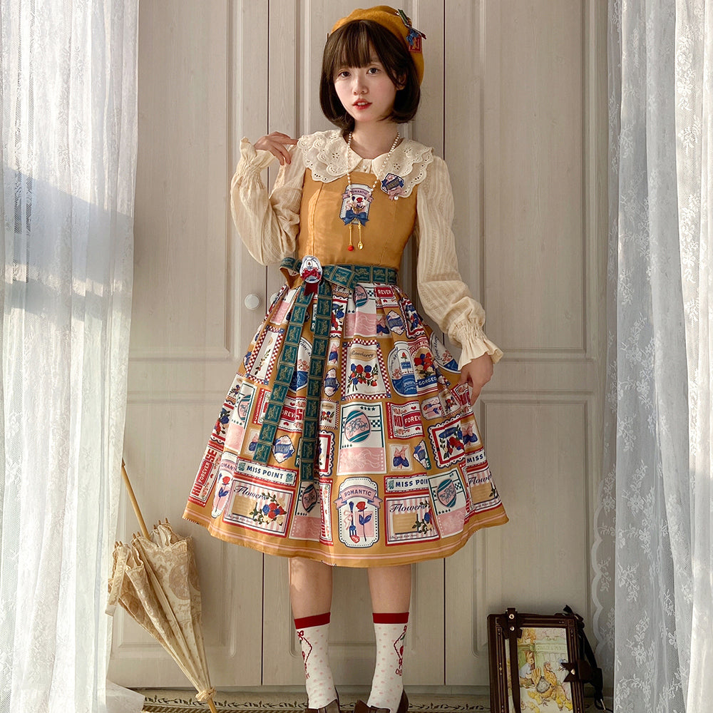 Miss Point - Vintage American Double-layer Lolita Blouse