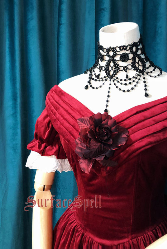 Surface Spell - Downton Abbey - Gothic Lolita Beads Choker