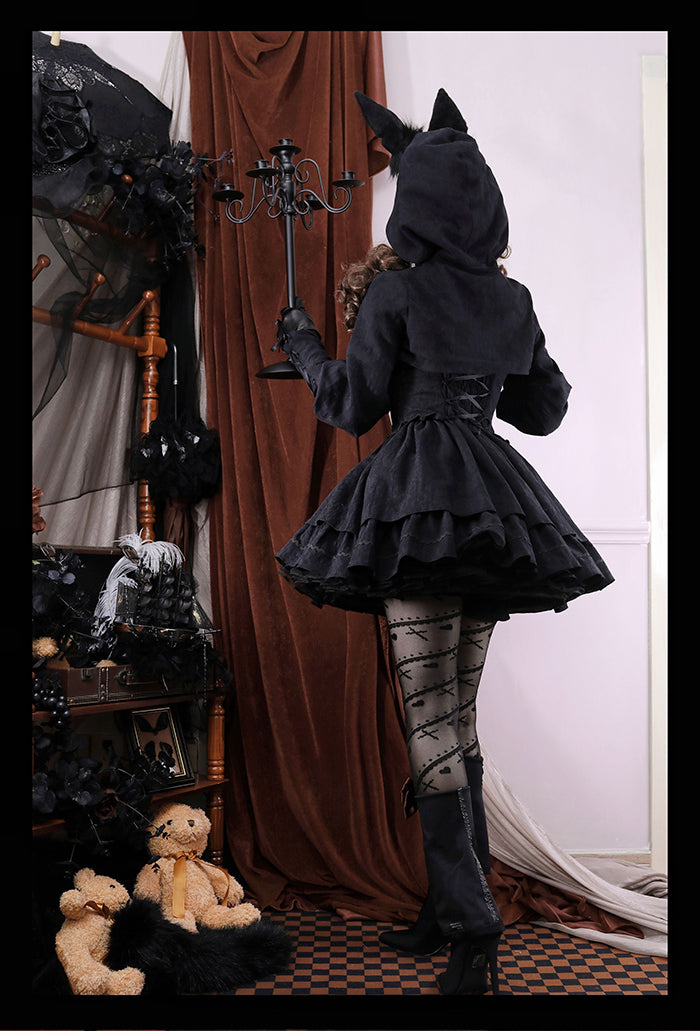 Alice Girl~Gothic Lolita Jumper Dress~The Hunter JSK Multicolor   