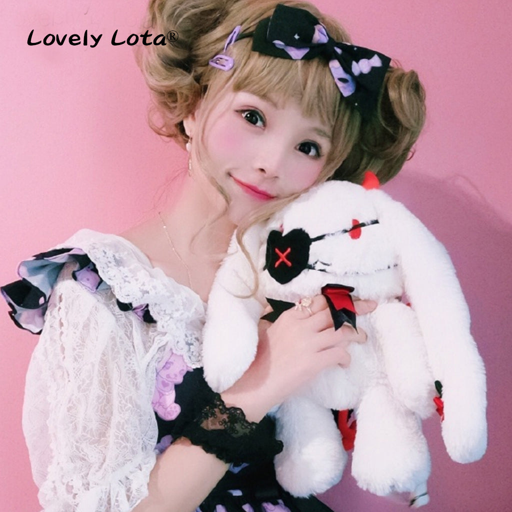 LovelyLota - KOKO Devil Rabbit - Kawaii Furry Rabbit Lolita Bag