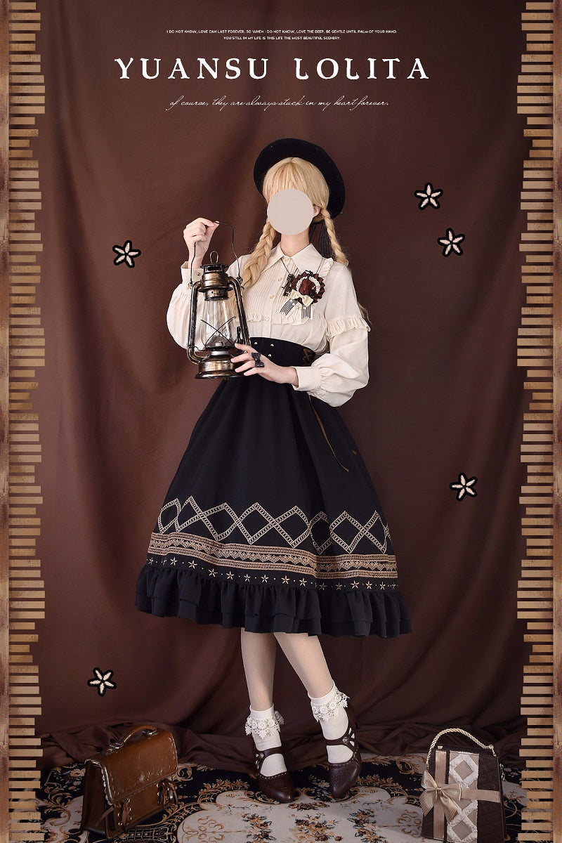Yuan Su - Elegant Solid Color Lolita SK