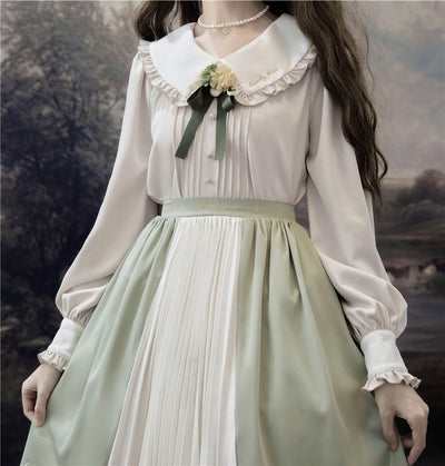 Eessily Verse~Spring Picnic~Embroidered Han Lolita Suits   