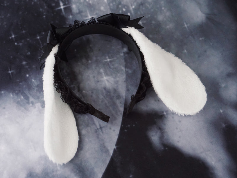 Strange Sugar - Black Wings Halloween Goth Lolita Hairband 2890:31429