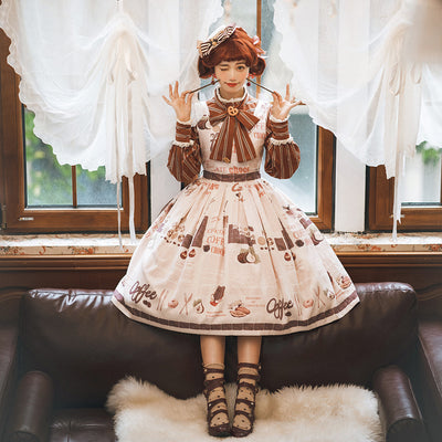 (BuyForMe) Miss Point~Chocolate Daily~Classic Lolita Fashion JSK XS ivory color 