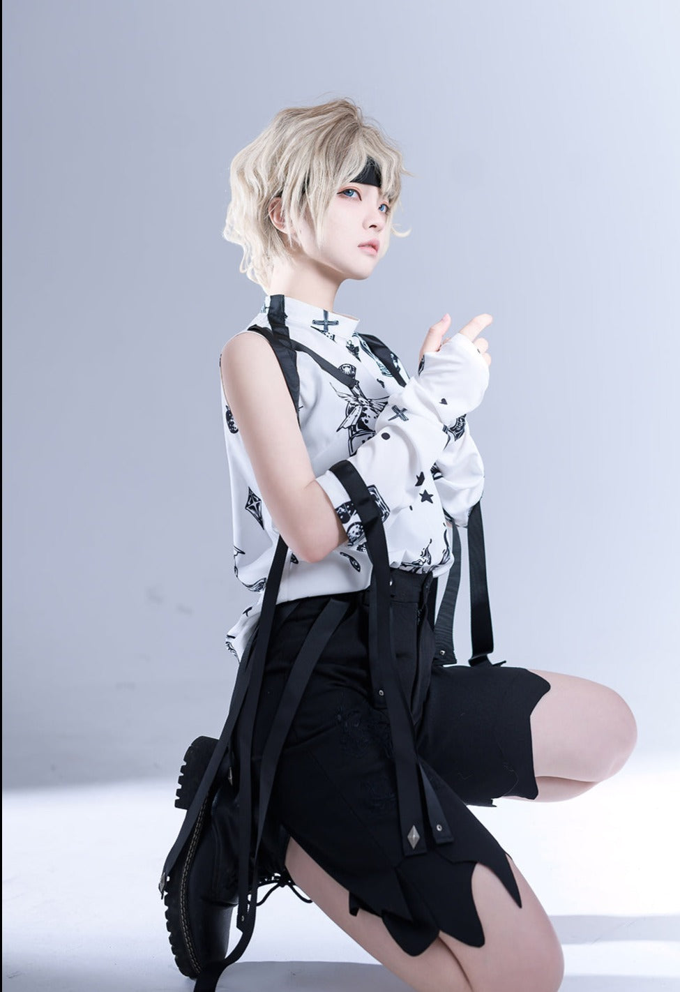 Princess Chronicles - Shadow Story - Sleeveless Ouji Lolita Shirt