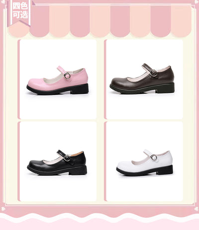 Sosic~Sweet Lolita Mary Jane Flat Shoes   