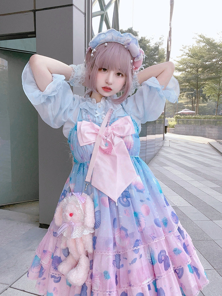 (BuyForMe) Little Fairy Tale~Little Cream~ Middle Sleeve Lolita Blouse   