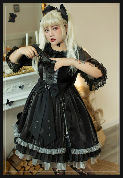 Hard Candy~Heart Warming Plus Size Lolita Fashion Jumper Skirt   