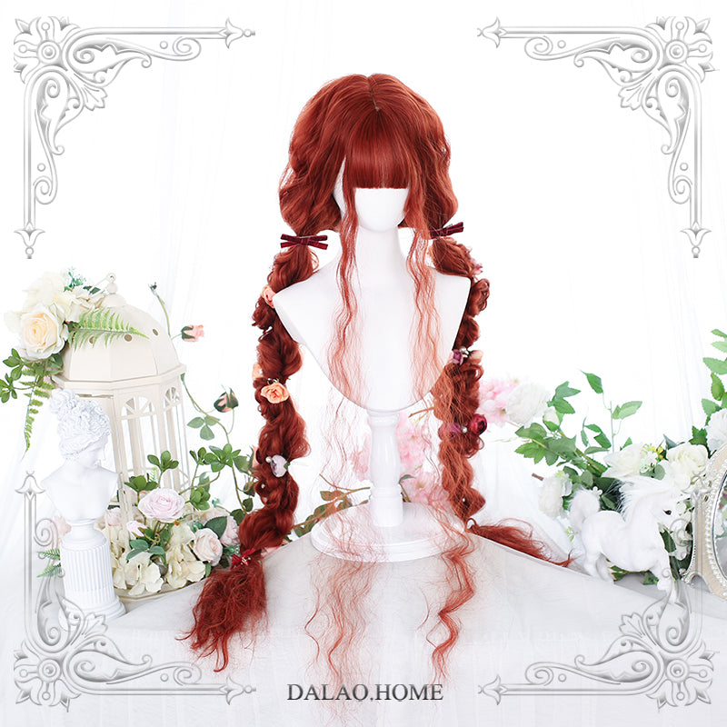 Dalao Home~120cm Long Styled Lolita Wig free size muai natural loose wig(9-14) 